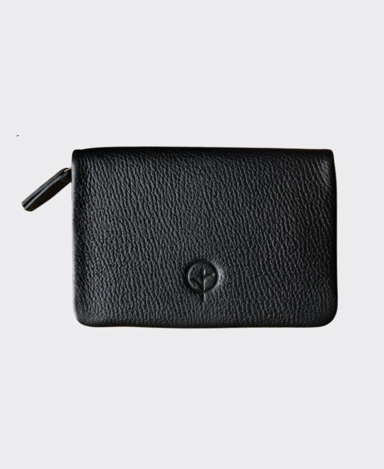 Second Nature Wallet Medium Leather - Black