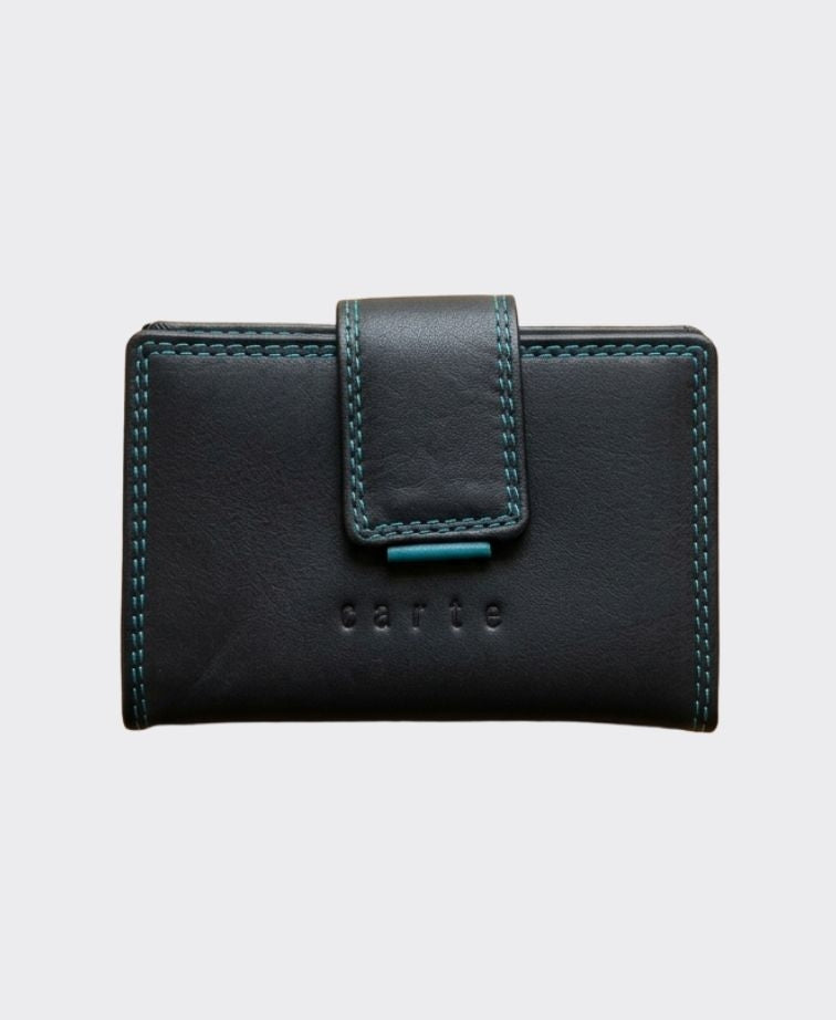 Second Nature Leather Wallet - Black