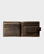 Bush Creek Buck Leather Billfold Wallet - Brown