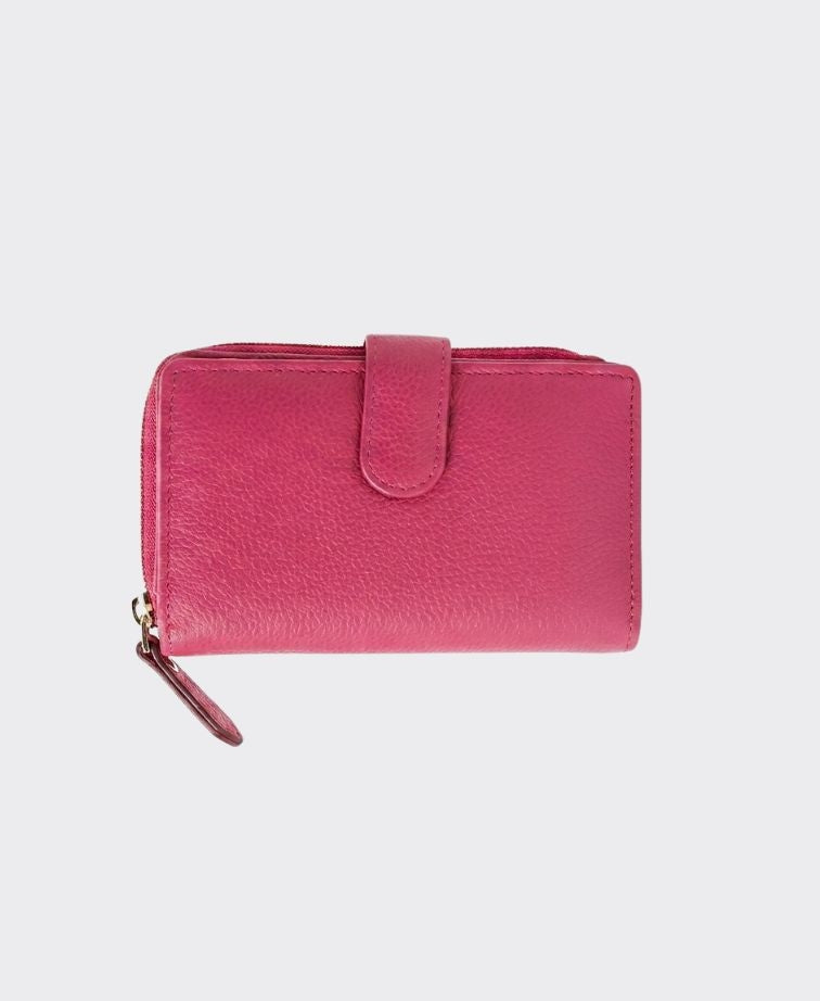 Second Nature Wallet/Purse Medium Tab - Fuchsia