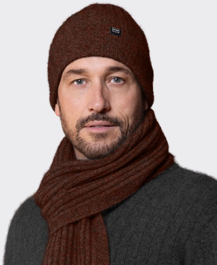 Noble Wilde Rib Beanie - Rimu