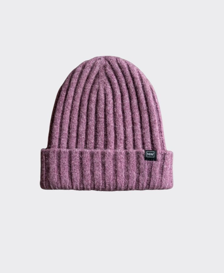 Noble Wilde Rib Beanie - Mauve