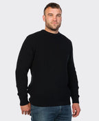 MKM Jumper Crew Neck Fisherknit - Black