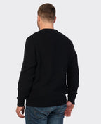 MKM Jumper Crew Neck Fisherknit - Black