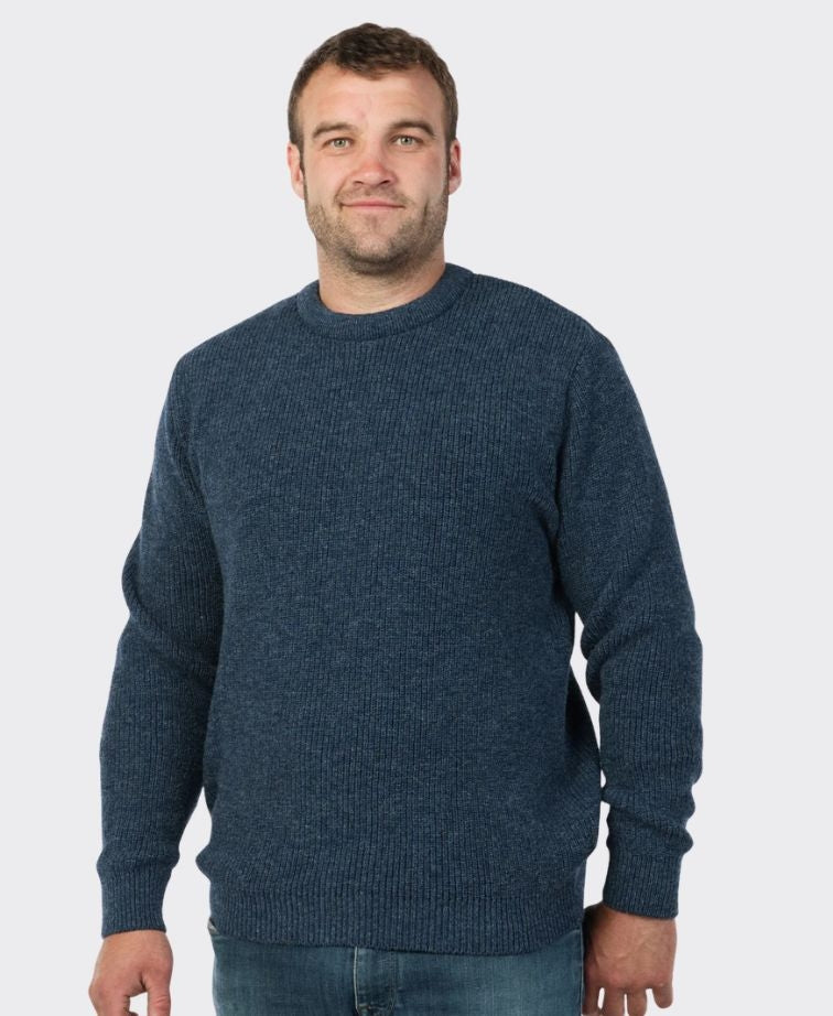 MKM Jumper Crew Neck Fisherknit - Flint
