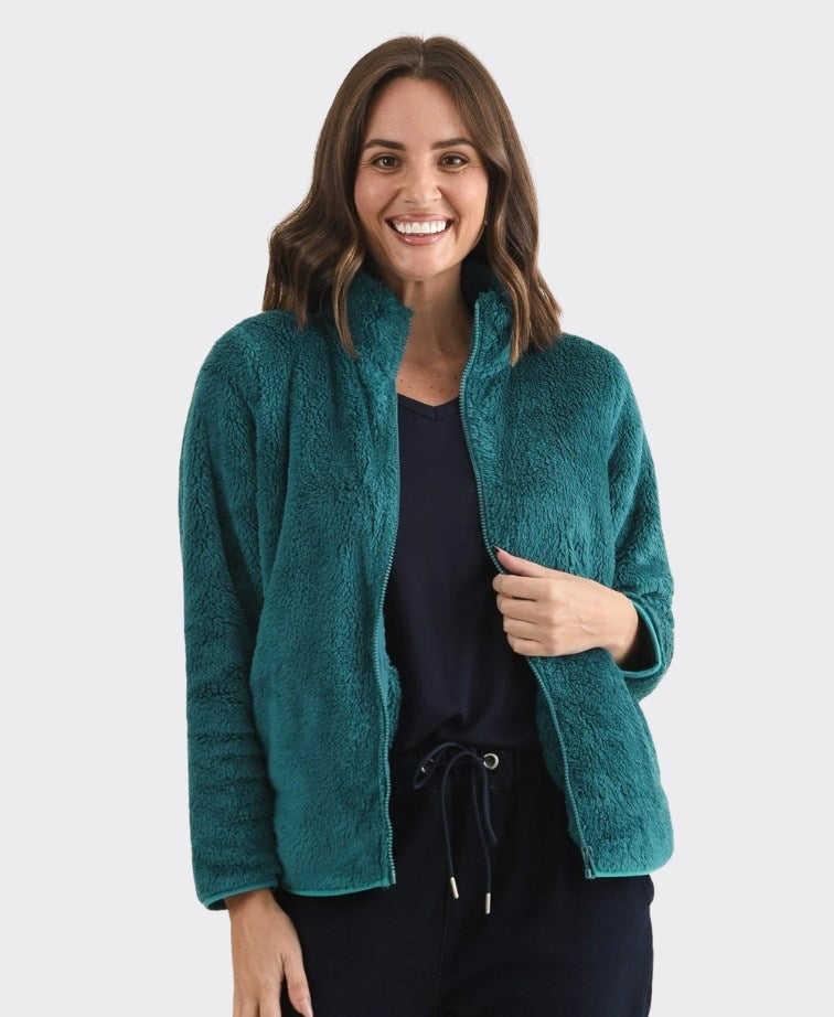 Renoma Jacket Dana Teddy Fluffy - Marine