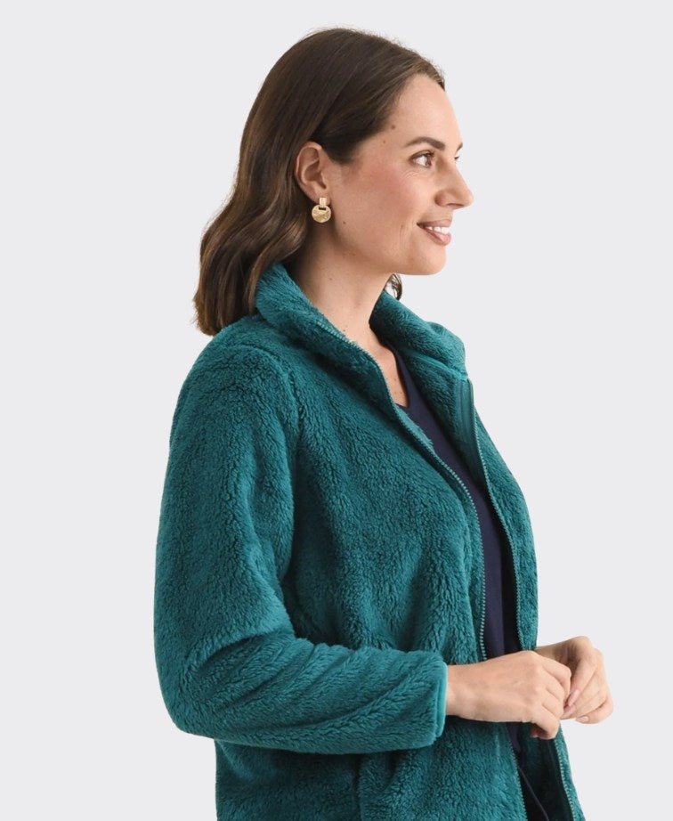 Renoma Jacket Dana Teddy Fluffy - Marine