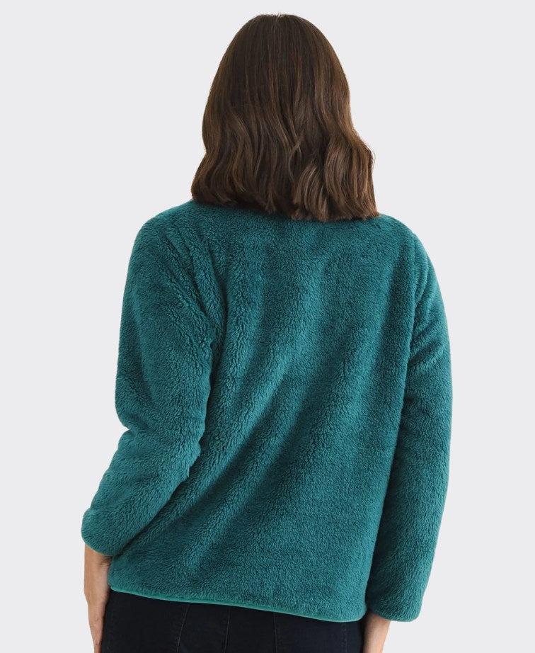 Renoma Jacket Dana Teddy Fluffy - Marine