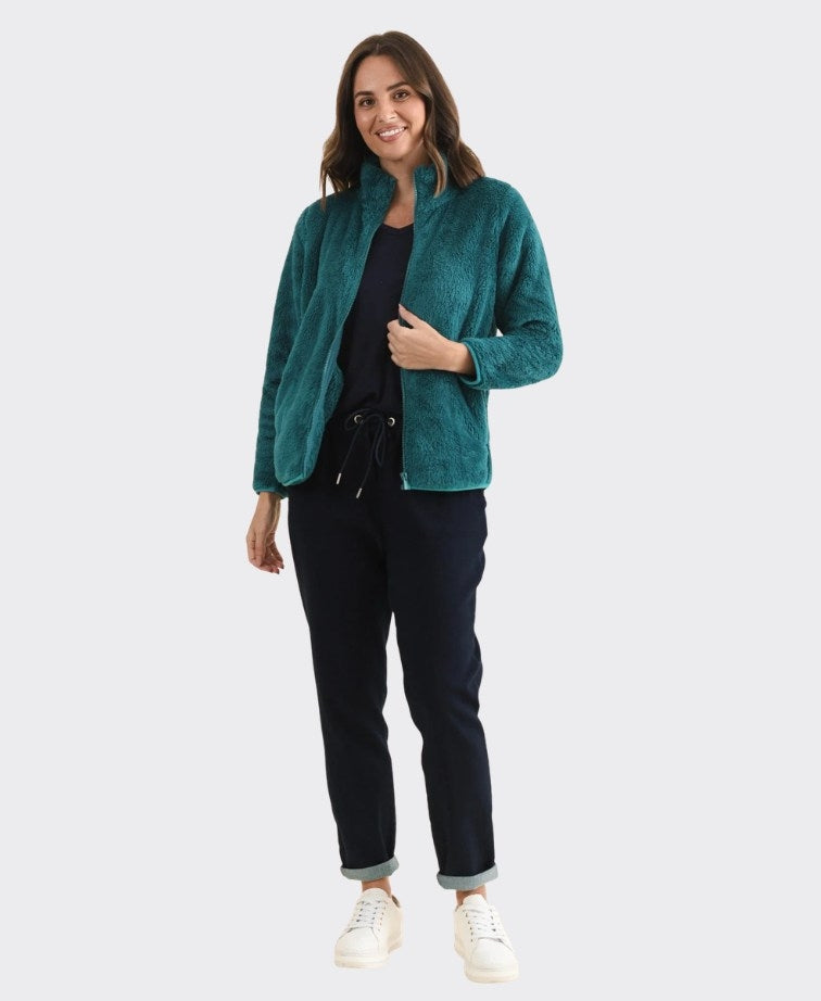 Renoma Jacket Dana Teddy Fluffy - Marine