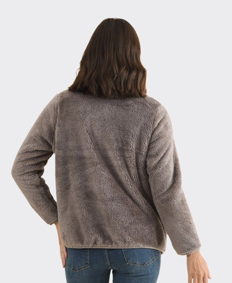 Renoma Jacket Dana Teddy Fluffy - Mink