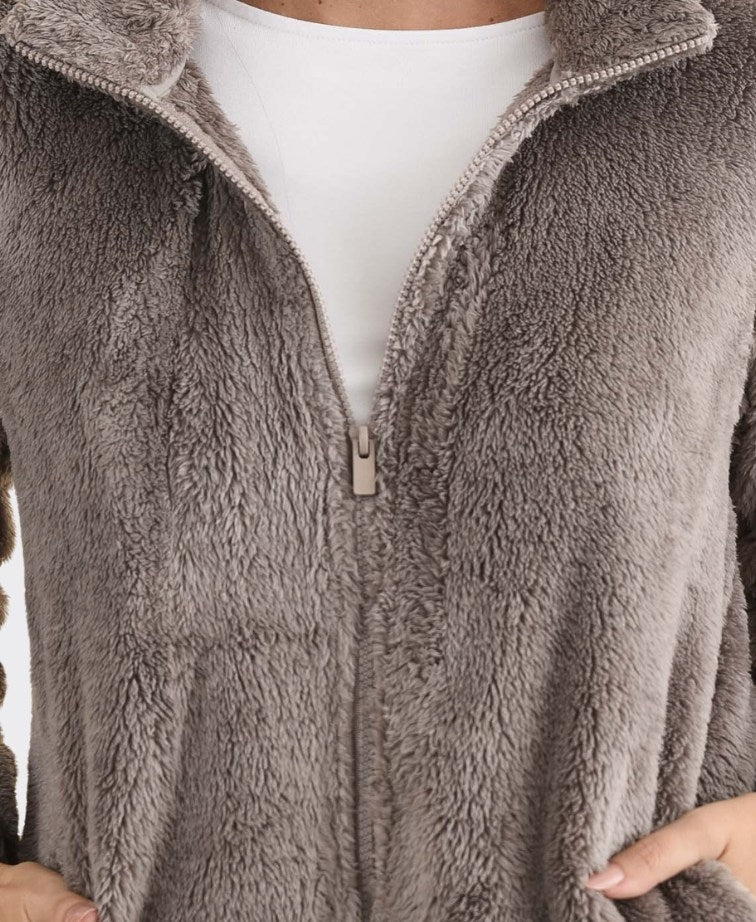 Renoma Jacket Dana Teddy Fluffy - Mink