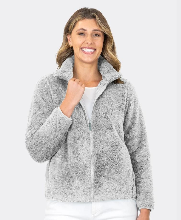 Renoma Jacket Dana Teddy Fluffy - Grey