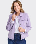Elm Jacket Fleur Cord - Lilac