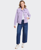 Elm Jacket Fleur Cord - Lilac