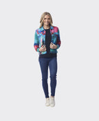 Orientique Jacket Biker Print - Sail Boats