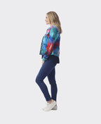 Orientique Jacket Biker Print - Sail Boats