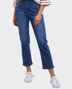 Elm Jean Ada Straight Leg - Washed Blue