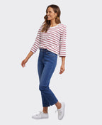 Elm Jean Ada Straight Leg - Washed Blue