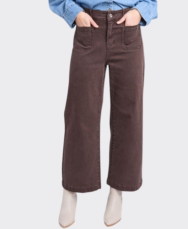 Elm Jean Delphi Front Pocket - Chocolate