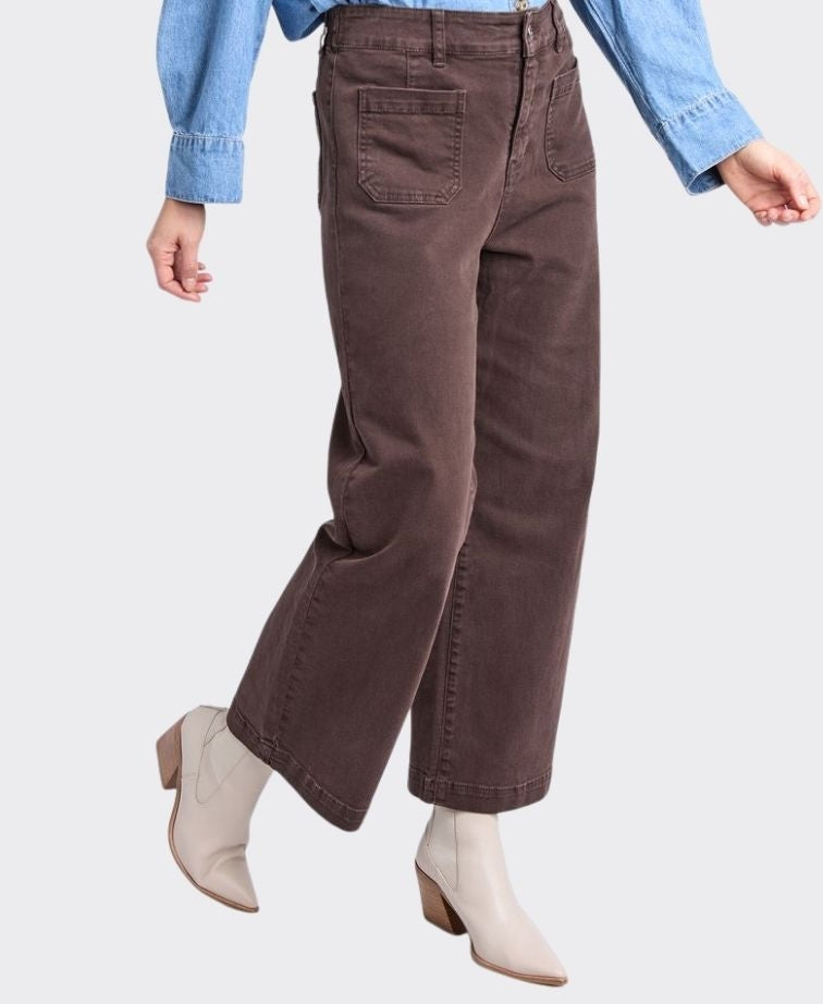 Elm Jean Delphi Front Pocket - Chocolate