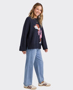 Elm Knit Annie Intersia - Navy