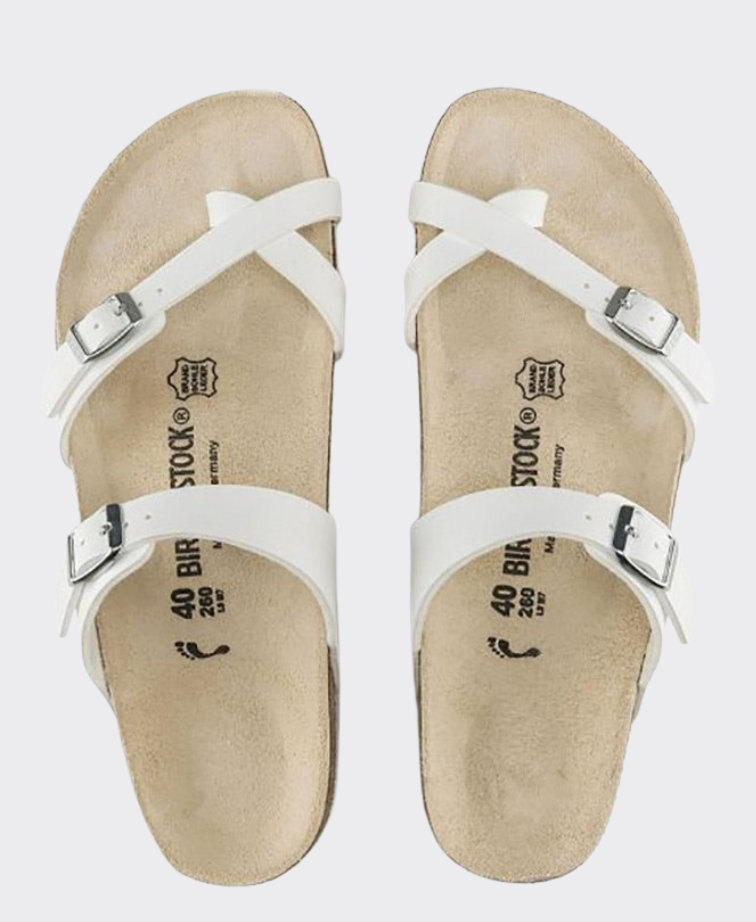 Birkenstock Mayari Birko Flor White Regular