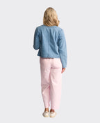 Vassalli Jacket Collarless Denim