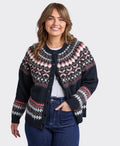 Elm Knit Cardi Snug - Navy