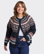 Elm Knit Cardi Snug - Navy