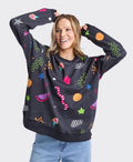 Elm Sweat Licorice Galaxy Crew