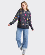 Elm Sweat Licorice Galaxy Crew