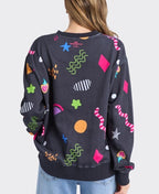 Elm Sweat Licorice Galaxy Crew