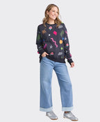 Elm Sweat Licorice Galaxy Crew