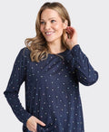 Elm Tee L/S Kaja - Navy