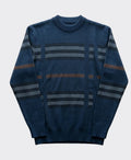 Sugar Kint Stripe Crew - Navy
