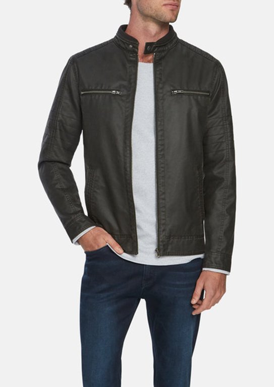 Tarocash Jacket Moto Biker - Chocolate