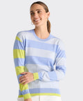 Zaket & Plover Jumper Costal Stripe - Bluebell