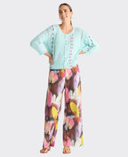 Zaket & Plover Top Knit Thread Detail - Sea Mist