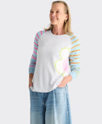 Zaket & Plover Top Knit Bright Side - Clear Sky
