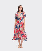 Orientique Dress Godet Cavailon