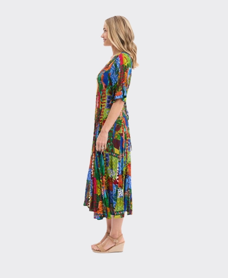 Orientique Dress Godet Le Moulin