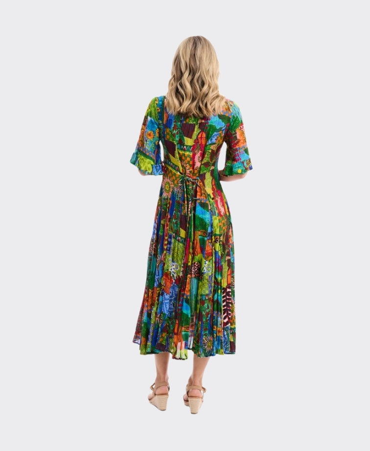 Orientique Dress Godet Le Moulin
