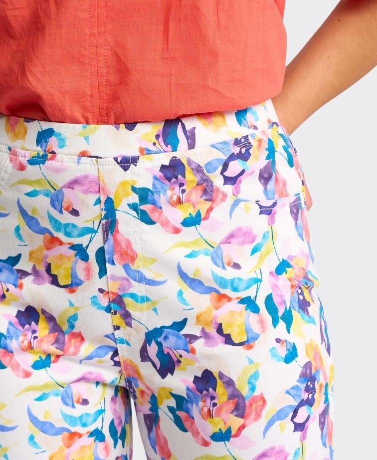 Vassalli Pant Sierra 7/8 Slim Leg Pull On Printed - Demi