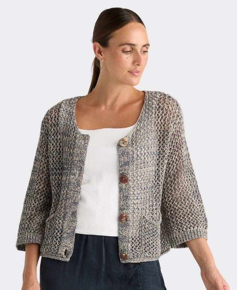 LD + Co Cardi Colour Mix - Graphite
