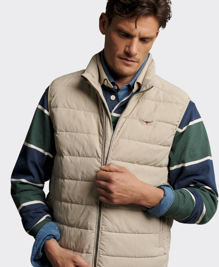 RMW Rydal Padded Vest - Almond