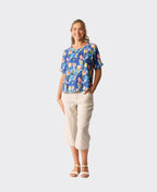 Preen Trousers Wide Leg Linen Woven - String