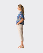 Preen Trousers Wide Leg Linen Woven - String