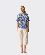 Preen Trousers Wide Leg Linen Woven - String