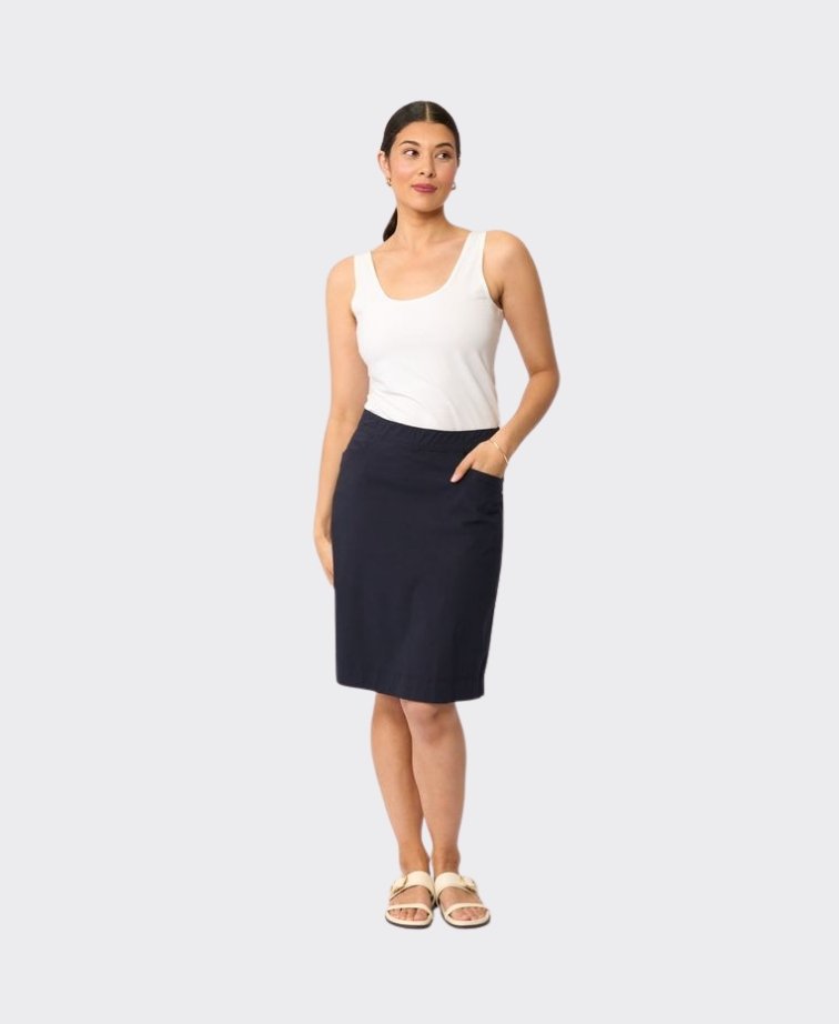 Esplanade Skirt Tee-Rific - True Navy