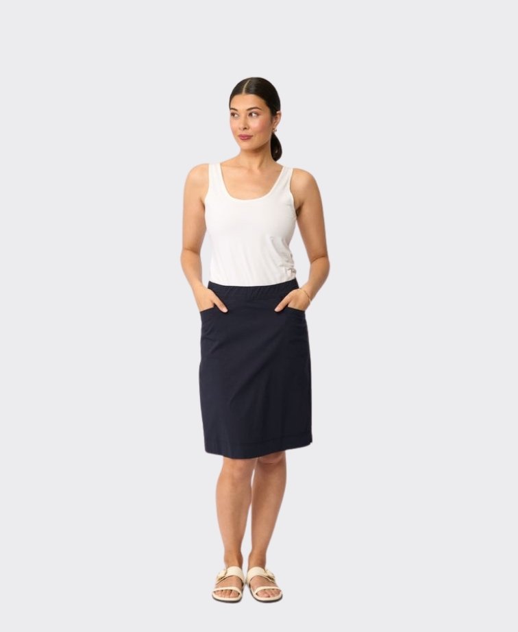 Esplanade Skirt Tee-Rific - True Navy